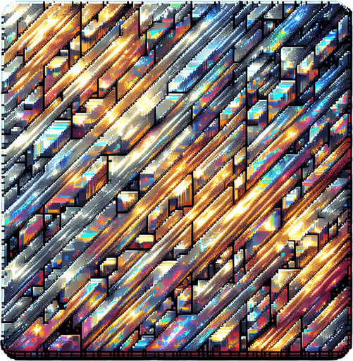 pixel art of a metal background.