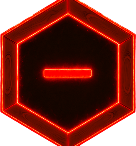 A frame that symbolizes that the element inside is penalized, unboosted, has a minus to its effect. It should be shown in the frame, not inside! With some VFX effect