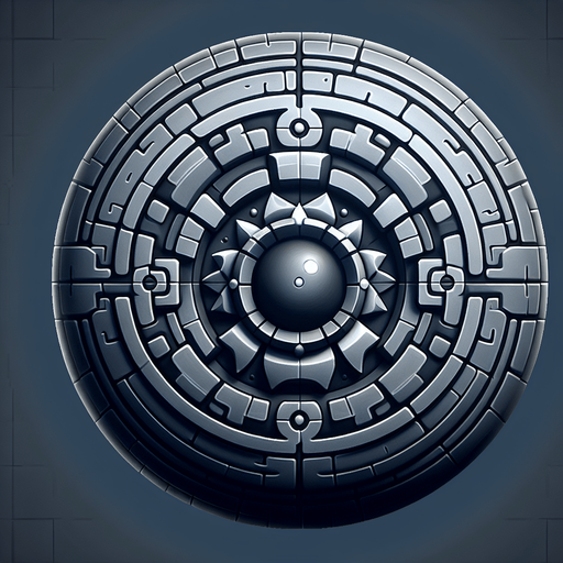 circle.
Single Game Texture.  In-Game asset.  2d.  Blank background.  High contrast.  No shadows