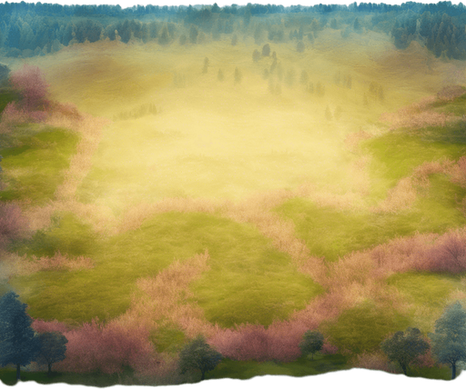 A variation with a few more trees along the outer edges of the meadow.