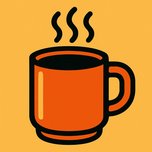 coffee cup.
In-Game asset.  2d.  High contrast.  No shadows