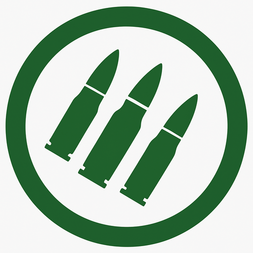 The Ammunitions size should be less and Rotate them left by 25 degrees