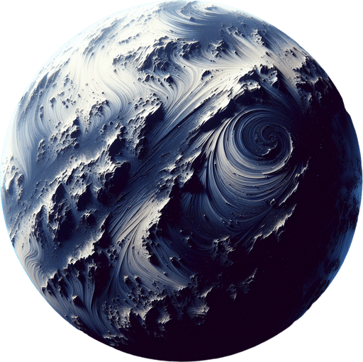 Create a top down view of a single Earth-like planet

Single Game Texture. In-Game asset. 2d. Blank background. High contrast. No shadows.