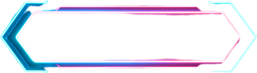 Neon cyberpunk blank empty videogame meter hologram glowing