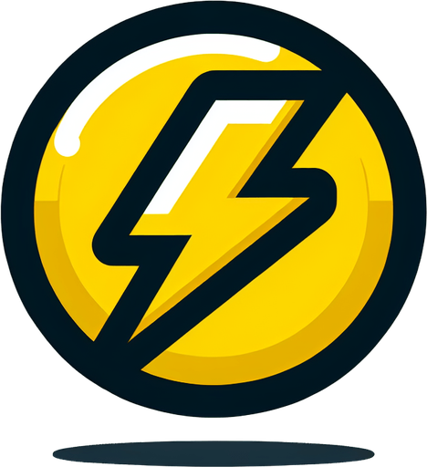 in-game asset. yellow lighting bolt. small black outline. blank background. minimalistic flat graphic. Single Game Texture. 2d. Blank background. High contrast. No shadows..
Single Game Texture. In-Game asset. 2d. Blank background. High contrast. No shadows.