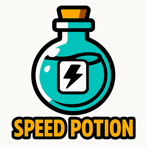speed poiton.
In-Game asset.  2d.  High contrast.  No shadows