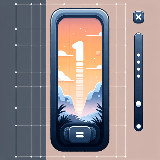 vertical slider. 1000 pixels tall and 50 pixels wide. with numbers 1 at top and 10 at bottom. 2d in-game asset. blank background no shadows. high contrast
Single Game Texture. In-Game asset. 2d. Blank background. High contrast. No shadows.