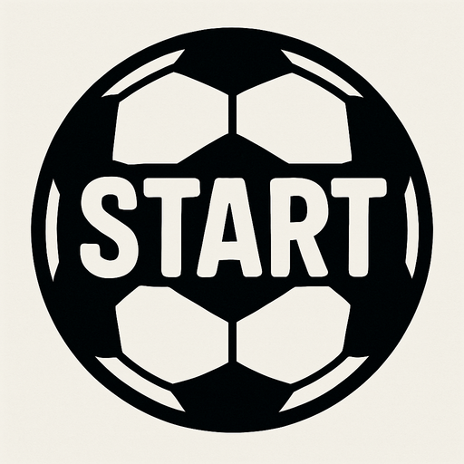 Soccer ball writes start in the middle.
In-Game asset.  2d.  High contrast.  No shadows