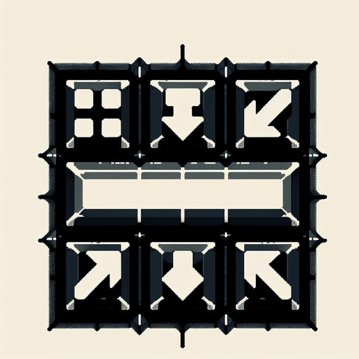 Single Game Texture. In-Game asset. 2d. Blank background. High contrast. No shadows. down arrow keys in same style as 
Id arrowUp


Single Game Texture. In-Game asset. 2d. Blank background. High contrast. No shadows.