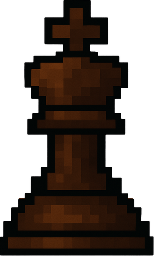 Make king dark brown color