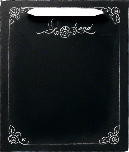 "NOVICE BLEND" written in chalk