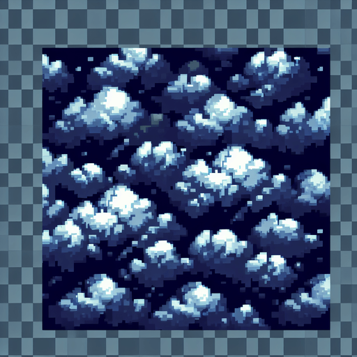 16 bit smoke Single Game Texture. In-Game asset. 2d. Blank background. High contrast. No shadows.
