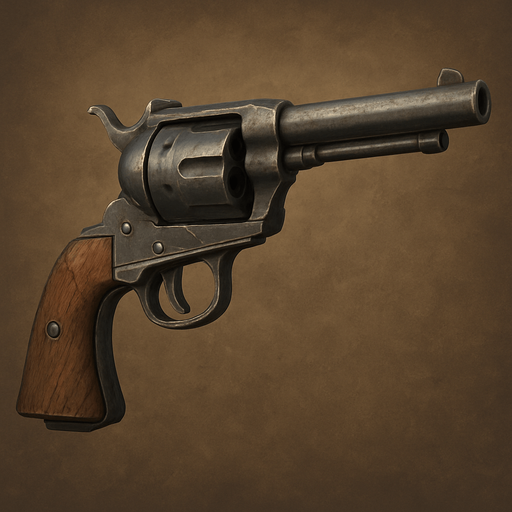 old 6-shooter pistol.
In-Game asset