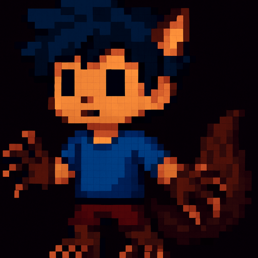 Garras de lobo, pixelart