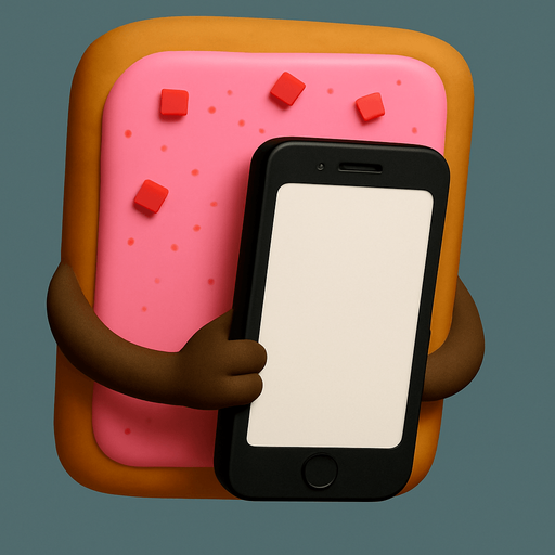 a smartphone in portrait mode