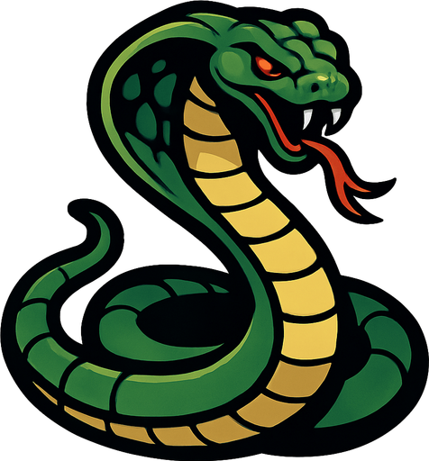 Cobra.
In-Game asset.  2d.  High contrast.  No shadows