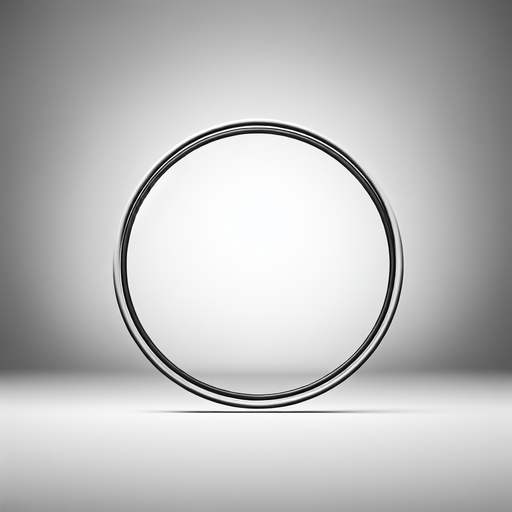 simple interface icon circle outline.
Blank background