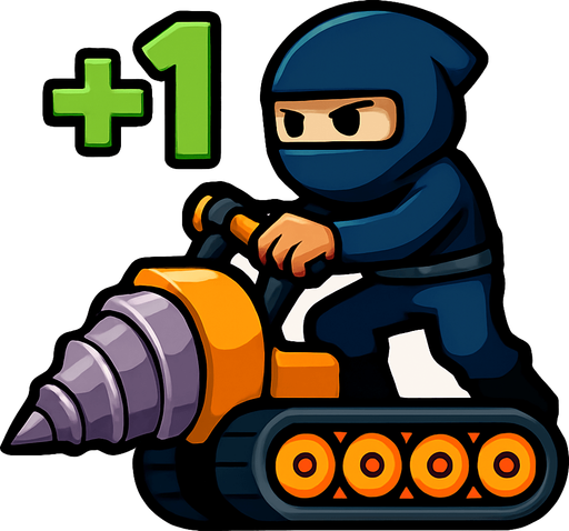 same image but add beside the character +1 with green color.