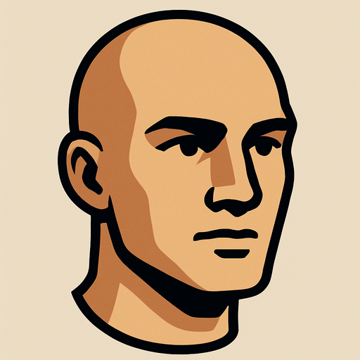 the normal human head.
In-Game asset.  2d.  High contrast.  No shadows
