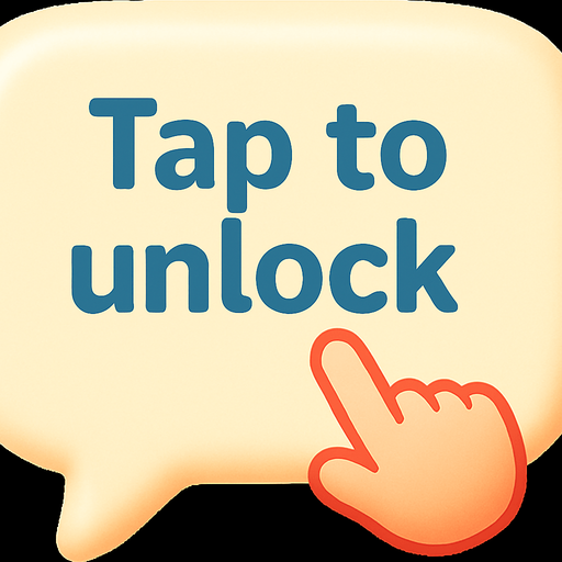 Change text to "Tap to unlock"