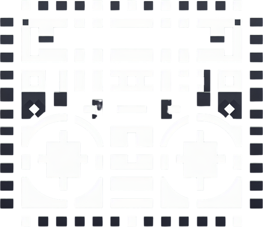 A boombox icon Single Game Texture. In-Game asset. 2d. Blank background. High contrast. No shadows.