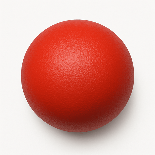 tek renk top, üstten görünüm, Gerçekçi, yazısız..
In-Game asset.  High contrast.  No shadows