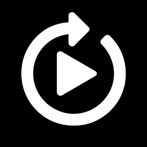 replay button.
In-Game asset.  2d.  High contrast.  No shadows