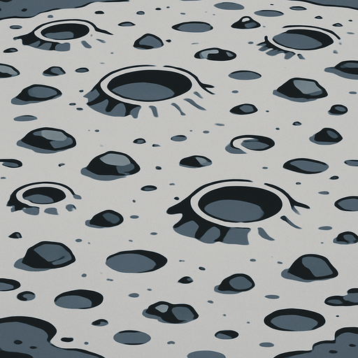 Moon floor for background.
In-Game asset.  2d.  High contrast.  No shadows