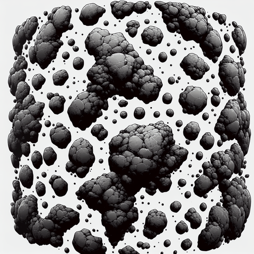 3d Lava rocks.
Single Game Texture. In-Game asset. 2d. Blank background. High contrast. No shadows.