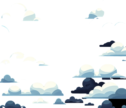 dark cartoon cloudy skies high quality background make it simple and minimalistic..
Single Game Texture. In-Game asset. 2d. Blank background. High contrast. No shadows.
