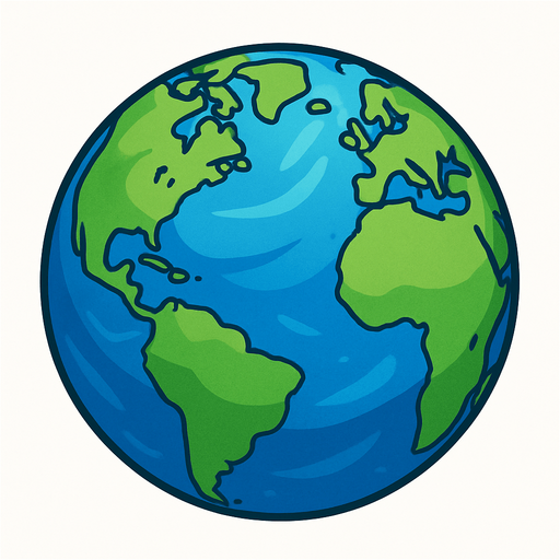 earth.
In-Game asset.  2d.  No shadows