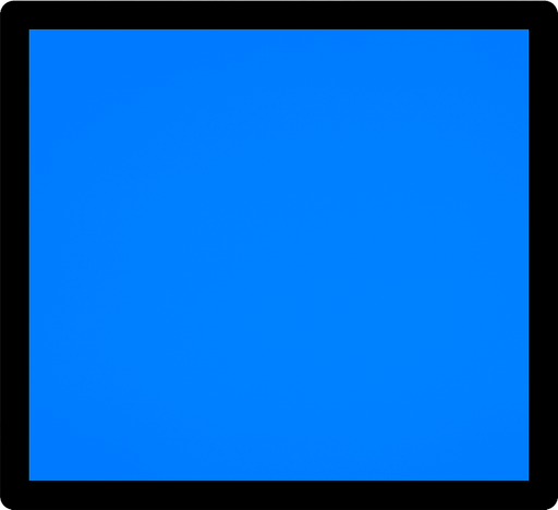 crea la imagen de un rectangulo azul simple.
In-Game asset.  2d.  High contrast.  No shadows