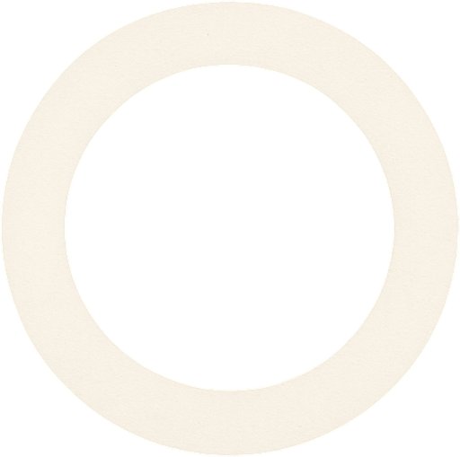 white circle.
empty inside