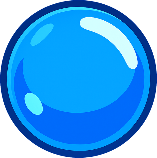 bubble.
In-Game asset.  2d.  High contrast.  No shadows