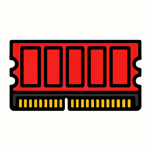 PC RAM.
In-Game asset.  2d.  High contrast.  No shadows