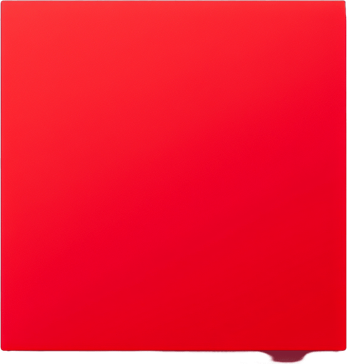 red rectangle with rounded corners.