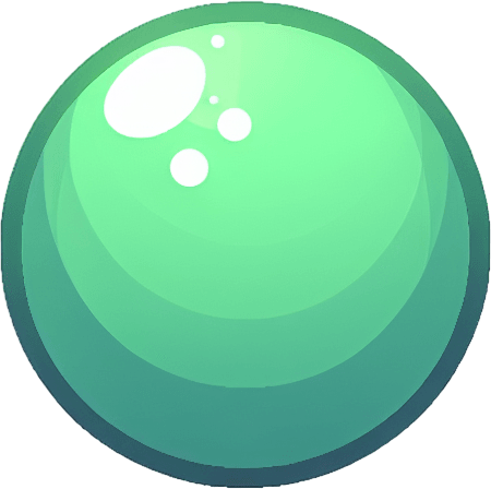 Single Game Texture, 50x50pix. In-Game asset. 2d. Blank background. High contrast. No shadows. Light green circle with border. Simple. No other objects.

Single Game Texture. In-Game asset. 2d. Blank background. High contrast. No shadows.