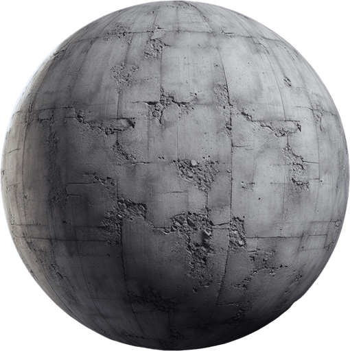 a concrete wall.
Single Game Texture. In-Game asset. 2d. Blank background. High contrast. No shadows.