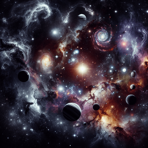 space background..
High contrast