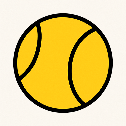 Sarı 2d top.
In-Game asset.  2d.  High contrast.  No shadows