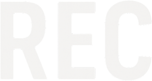 Replace pencil with white REC text, but no other changes!