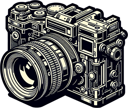 create camera.
Single Game Texture.  In-Game asset.  2d.  Blank background.  High contrast.  No shadows