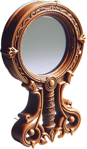 A good but dangerous magnifier. Warcraft 3 art..
Single Game Texture. In-Game asset. 2d. Blank background. High contrast. No shadows.