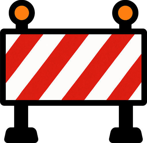 bariyer.
In-Game asset.  2d.  High contrast.  No shadows