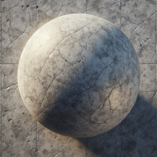 Photorealistic Concrete pavement, top view