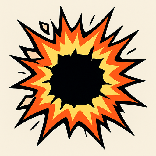 explode hole.
In-Game asset.  2d.  High contrast.  No shadows