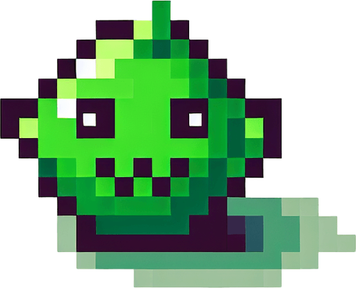 grinch. green monster. pixelart. only face. Single Game Texture. In-Game asset. 2d. Blank background. High contrast. No shadows.