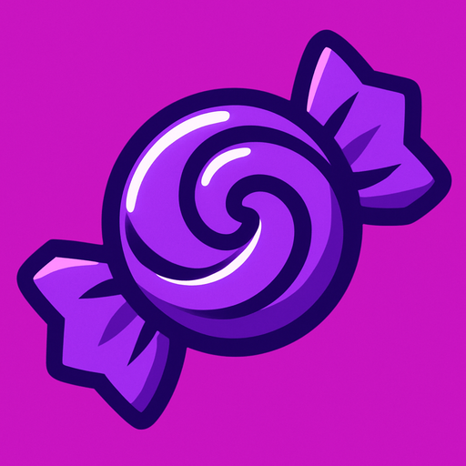candy purple.
In-Game asset.  2d.  High contrast.  No shadows