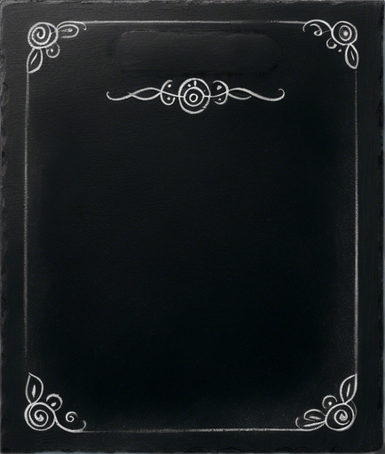 "RULES" handwritten in chalk