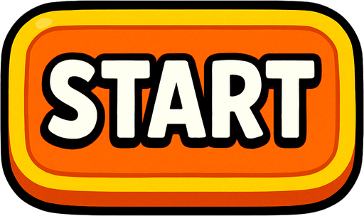 Start button.
In-Game asset.  2d.  High contrast.  No shadows